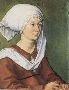 Albrecht Durer Portrait of a woman oil painting artist